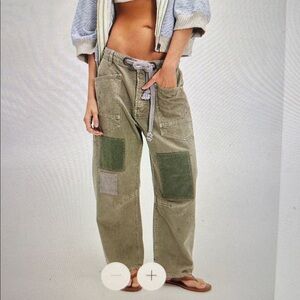 Free People Moxie Jean Olive